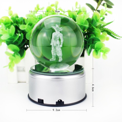 Dragon Ball Z Son Goku LED Kristall Tischleuchte Nachtlicht Geburtstag Geschenk