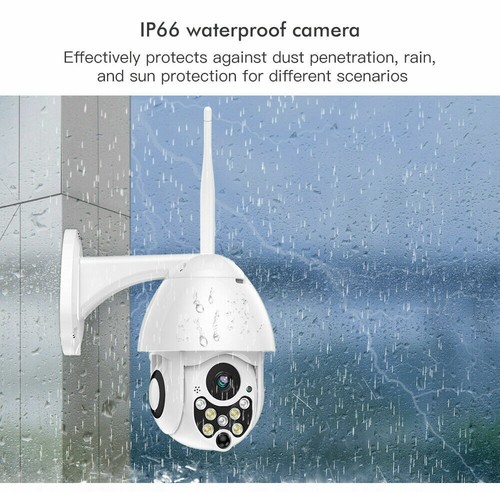 1080P PTZ Outdoor Speed Dome IP Pan Tilt 4X Zoom IR Network Security Cameras HD