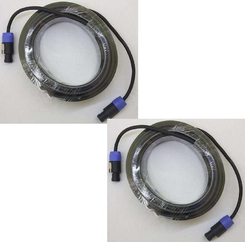 2x 20 m ADAM HALL Profi Speaker Kabel 2 x 2,5 qmm Lautsprecherkabel Speakerkabel