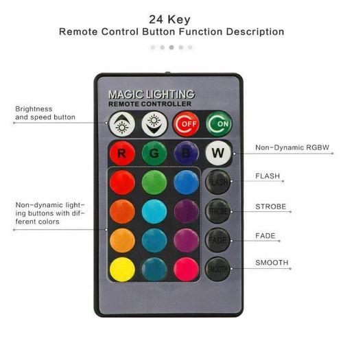1//2//4//10 10W RGB LED Flood Light Spotlight Outdoor Garden Lamp Waterproof/&Remote