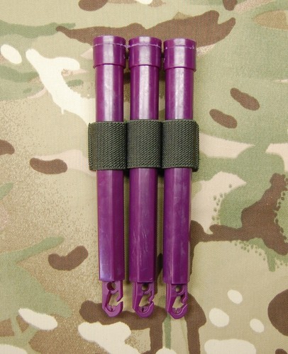 3-Cell Chemlight Shotgun Shell CR123 Battery Holder OD Multicam Cyalume