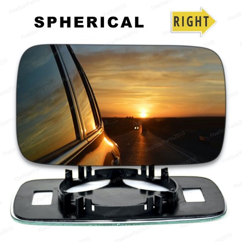 Right Driver side wing mirror glass for BMW 3 series 1998-2005 saloon estate