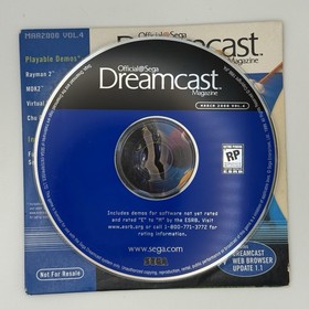 Official Sega Dreamcast Magazine Demo Disc Vol. 4 March 2000 w/ Sleeve