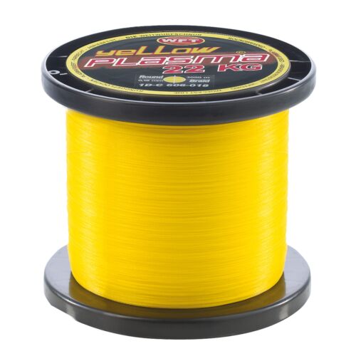 Wu WFT Plasma yellow geflochtene Angelschnur 50m von der Großspule 0,13€//m