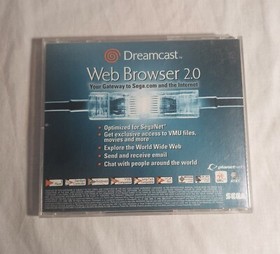 VTG Web Browser 2.0 with SegaNet Disc - Sega Dreamcast
