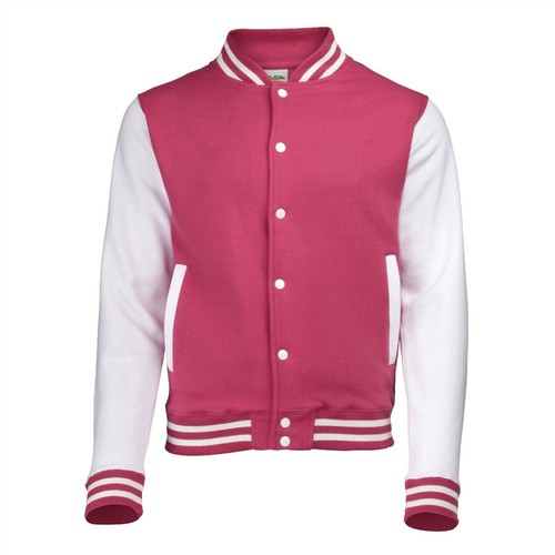 AWDis Varsity Mens Jacket American Style Letterman Ladies College JH043 Jacket