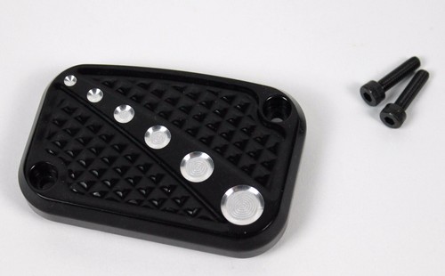 Chrome-E-O Front Brake Master Cylinder Cover Harley Touring 2008-2018 Black CC