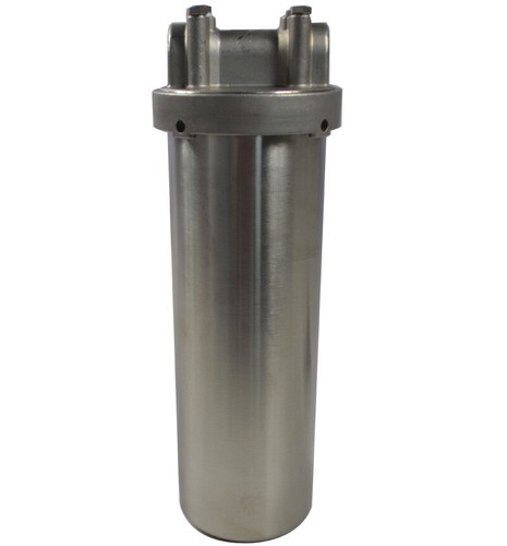 304 Stainless Steel Pressure Water Filter Housing for 10/" L cartridges 3//4in