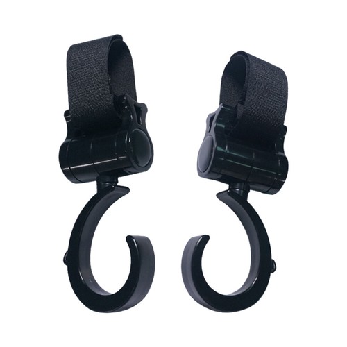 2pcs Baby Wheelchair Pram Carriage Bag Hanger Hook Clip Stroller Accessories US