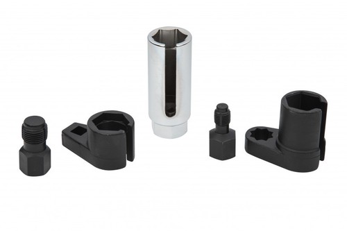 5 Piezas Offset Sensor De Oxígeno Socket Set /& Thread Chaser