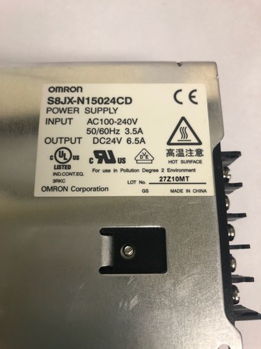 Omron S8JX-N15024CD 24V Power Supply S8JX-N15024CD