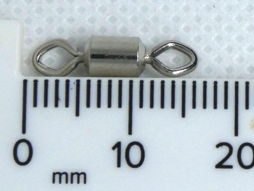 Size 1 Diamond Eye and Round Eye Fishing Swivels 3 and 4