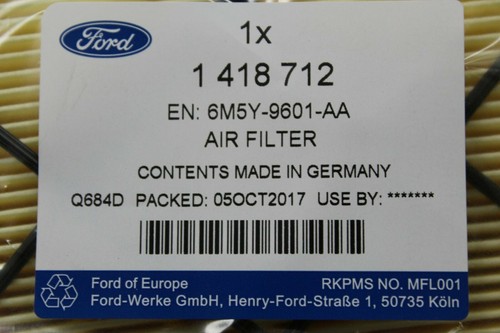 Focus S-Max Kuga 1418712 Original Luftfilter 2,5 V5 Ford Mondeo