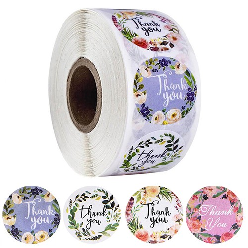 500Pcs Thank You Stickers Seal Labels Scrapbooking Decoration Stationery Stic RC