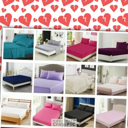 Cot bed Fitted Sheet 70 x 140 cm 15 cm Poly Cotton Toddler New Baby