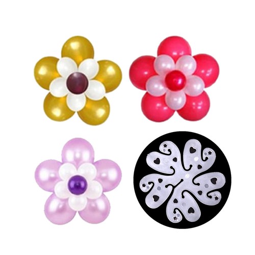 10 pcs Balloon flower clips accessories tie holder for Wedding Party decoration、