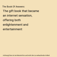The Book Of Answers: The gift book that became an internet sensation, offering b