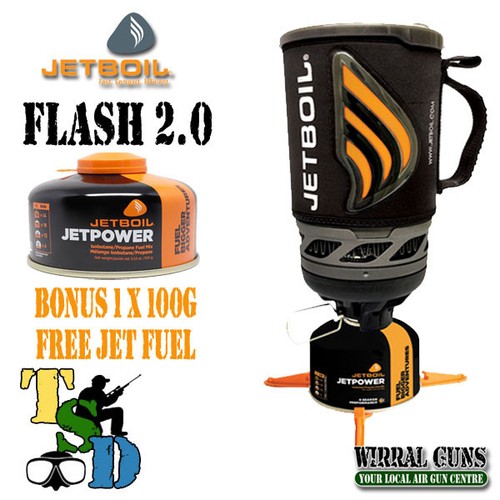 Jetboil Flash 2.0 Carbon Cooking System plus free Jetfuel