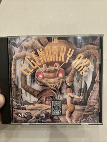 The Legendary Axe Turbografx 16 Case, Manual, HuCard Tested TG 16