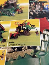 Vintage LEGO Castle Dragon Knights: Dragon Wagon (6056) - 100% Complete