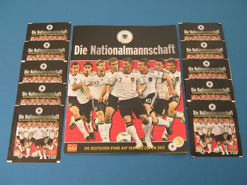 Panini Die Nationalmannschaft EM 2012 Album 10 Tüten