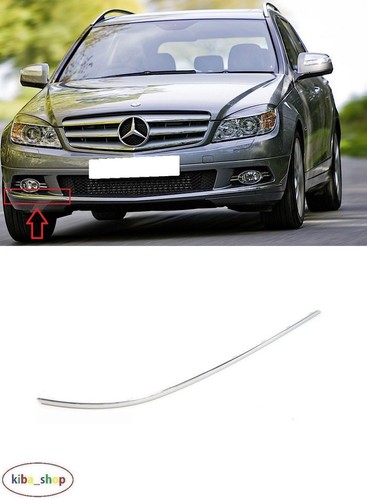 MB C-CLASS W204 2007-2011 NEW FRONT BUMPER CHROME MOULDING TRIM RIGHT O//S