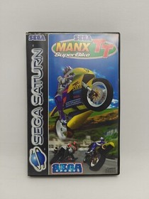 Sega Manx TT Super Bike Sega Saturn Racing Video Game + Manual UK PAL