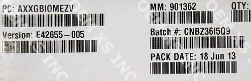 New Bulk Intel AXXGBIOMEZV Dual Gigabit Ethernet I//O Expansion Mezzanine Card