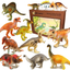 Lello /& Monkey Dinosaure Jouets Grand Plastique Dinosaures 7 in environ 17.78 cm chiffres avec des noms