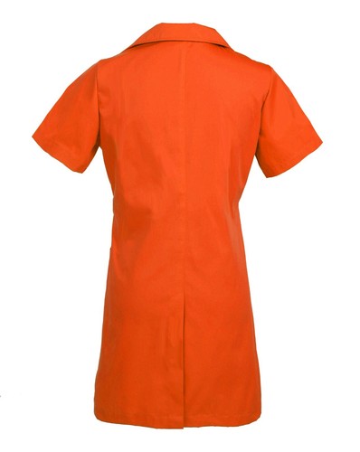 Custom Embroidered Women/'s Lab Coat Short Sleeves