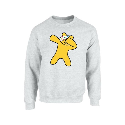 Spotty Panda Dab Unisex Men Youth Spotty day Pudsey Bear Pullover Sweat Shirt