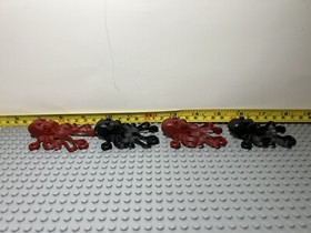 LEGO Dark Red & Black Octopus Minifigure Lot Of 4 Sea Creature 6086 Pirates