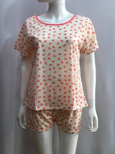 Ladies Women nightwear Pyjamas Pj Set Shorts Sleeve 100/% Cotton Summer Holiday