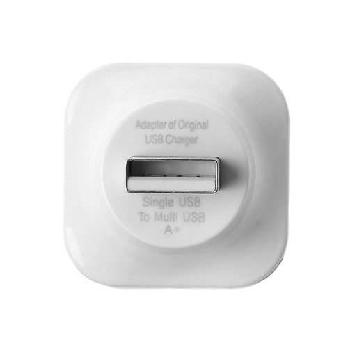 Mini 3-Port USB 2.0 Hub Adapter Splitter Expansion For PC MacBook Laptop New