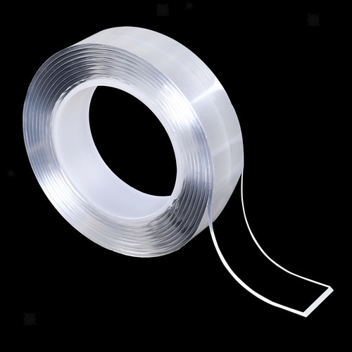 Reusable Traceless Removable Transparent Double Sided Adhesive Tape 3 Meters