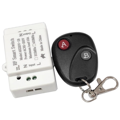 AC 85V AC 220V 1-Channel Radio Frequency Remote Control Switch /& Receiver