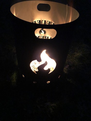 Feuersäule Feuertonne Feuerstelle Feuerkorb