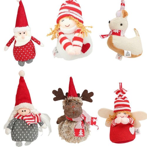Christmas Gnome Santa Plush Doll Ornaments Tree Decor Toy Kids pendant HOT NEW