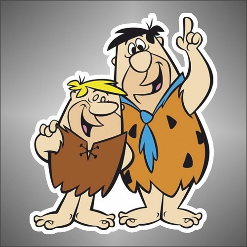 adesivo CARTOON FLINTSTONES sticker aufkleber pegatina