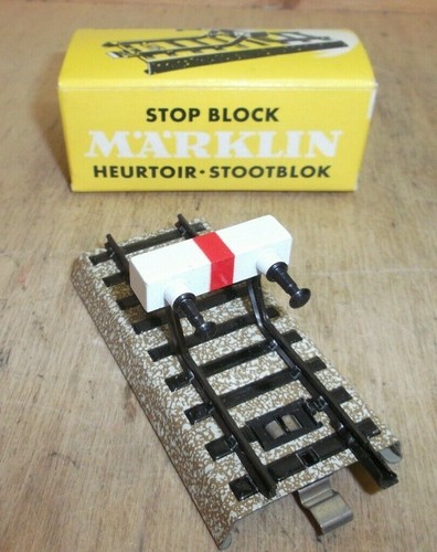 Märklin H0 7190 M-Gleis Prellbock gut in OVP