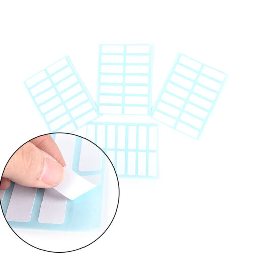 12sheet self adhesive sticky white label writable name sticker Blank note~laRCHH