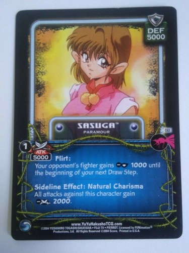 Yu Yu Hakusho TCG CCG Sasuga C63 Betrayal Card