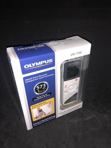NEW Olympus VN-7100 Digital Voice Recorder 1GB White