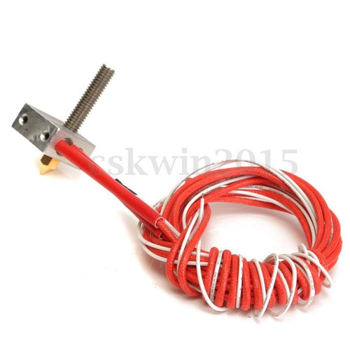 12V 1.75mm 0.4mm MK8 Nozzle Extruder Hot End HotEnd for Prusa i3 3D Printer New