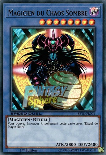 Ultra SBTK-FR001 Yu-Gi-Oh Magicien du Chaos Sombre Français 1st