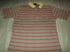 MENS-JACK-NICKLAUS-POLO-SHIRT-sz-M-CHECK-MEASUREMENTS