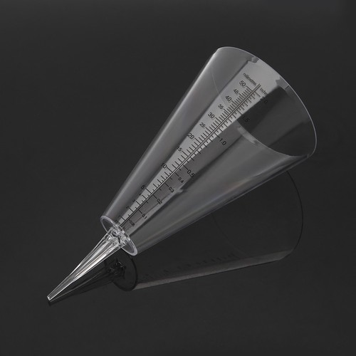 Conical Rain Gauge Plastic Clear Outdoor Home Garden DIY Tool Craft Professional