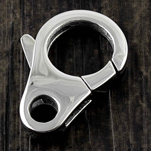 Stainless Steel Big Clasp Clip Biker Wallet Chain Buckle Keychain Clasp Clip