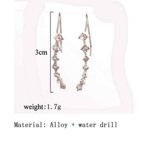 Ohrringen Zirkon Ohrschmuck für Frauen und Mädchen mit Zirkoniasteinen