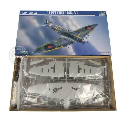 Trumpeter British Spitfire MK VI Plane Model Fighter Aircraft 02413 1//24 Scale